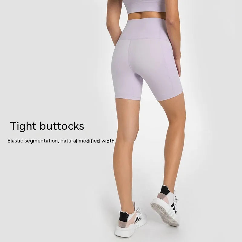 Women's cotton blend sports shorts in fifth pants length with Super Stretch fabric