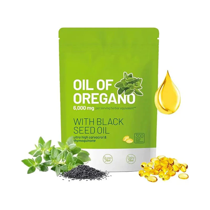 Oregano Oil Capsules butter soft capsules 300 tablets pack body care supplement