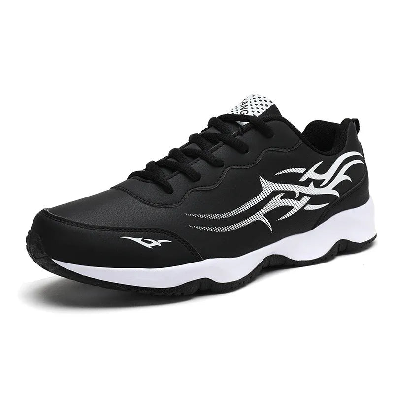 Men's casual sneaker breathable lightweight non-slip MD sole low top platform shoe available in multiple colours