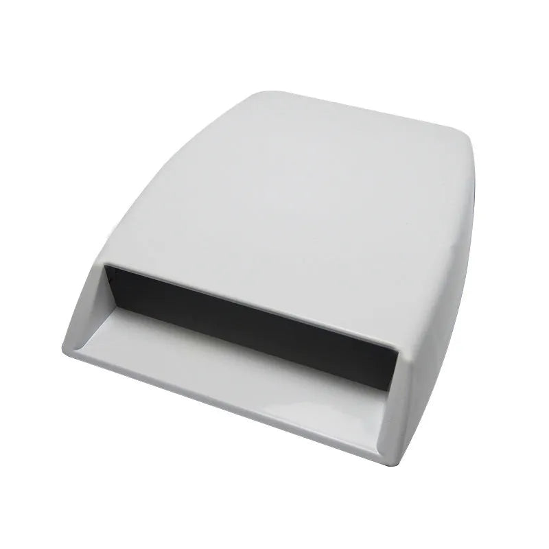 Decorative black ABS plastic car air vent simulator showing front grille detail