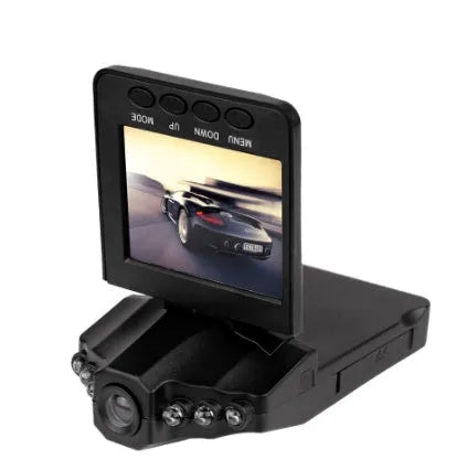 H198 HD car dashboard camera recorder with six infrared LEDs and 2.4-inch screen