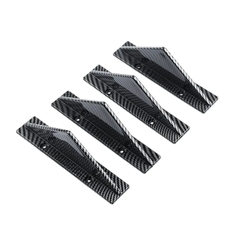 Black ABS triangle rear spoiler with carbon fibre pattern for general motors vehicles