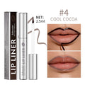 Matte finish pointed toe tear and pull lip liner in shade Rose Pink with durable easy colour formula