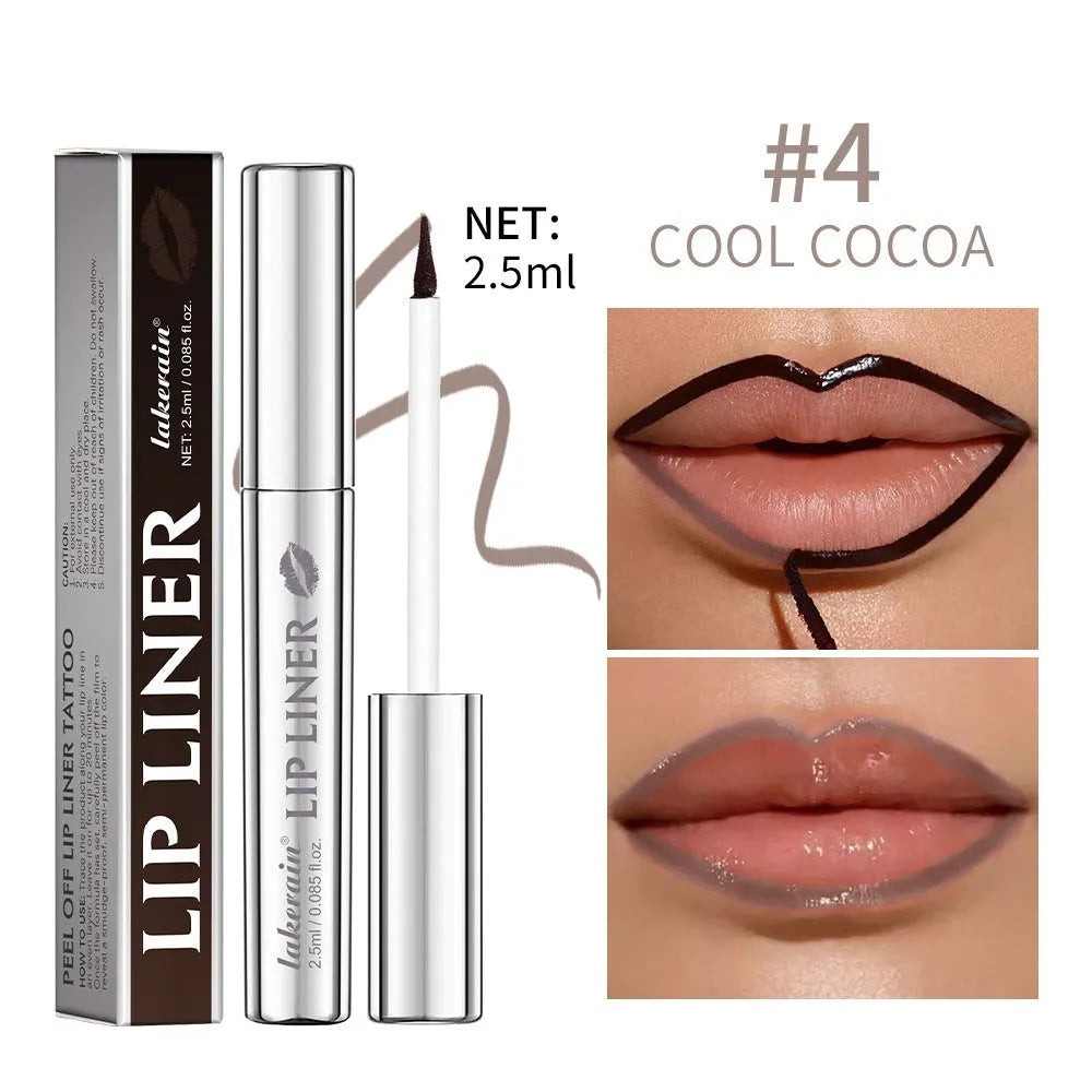 Matte finish pointed toe tear and pull lip liner in shade Rose Pink with durable easy colour formula