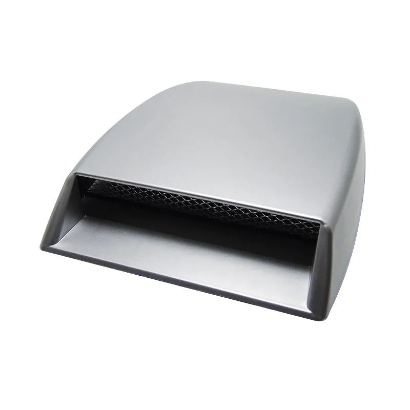Decorative black ABS plastic car air vent simulator showing front grille detail