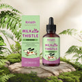 60ml bottle of Dog Milk Thistle Extract Nutrient Solution with turmeric and omega-3 for canine liver support