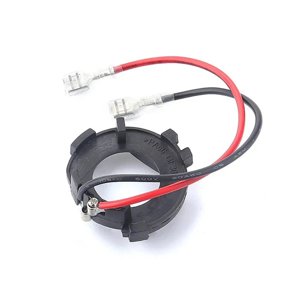 Black H7 LED headlight adapter bracket for Volkswagen car LED conversion kit