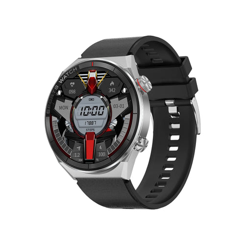 46mm Bluetooth smart watch with 1.5 inch HD screen showing interface display on wrist