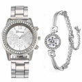 Fashion steel belt men's and ladies' couple quartz watch in gold with 10mm slim case