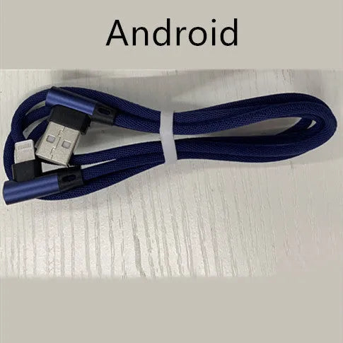 Fast charging USB cable for Android and Type C phones in various colours and lengths.