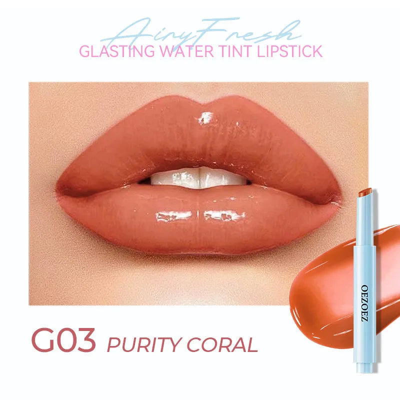 Waterproof moisturising lipstick in six shades with 1.8g content and 3-year shelf life