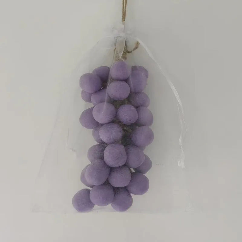 Handmade grape soap bars in black, green, purple and litchi varieties, 120g each