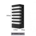 Modern minimalist outdoor wall lamp in aluminium alloy with IP55 rating