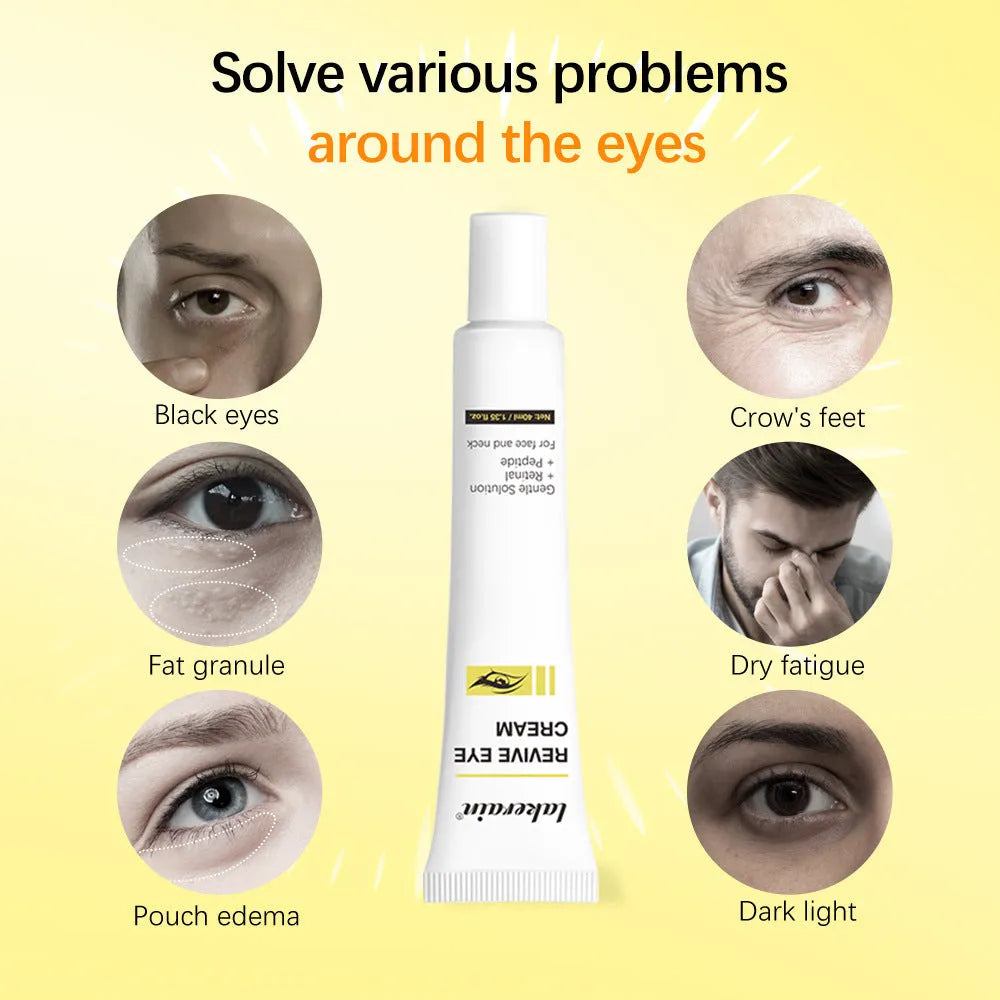 40ml retinol eye cream tube for dark circles, fine lines and under-eye bags treatment