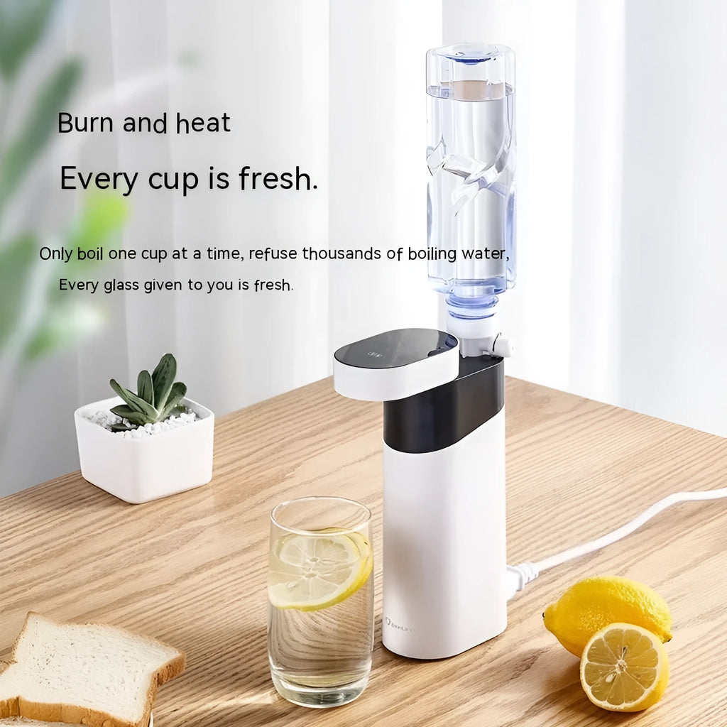 Desktop water dispenser with nano heating film in black or green colours