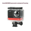 Transparent waterproof housing for Insta360 One RS panoramic camera