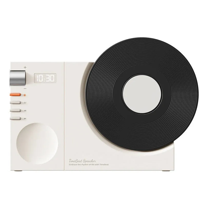 Mini portable Bluetooth speaker in Obsidian Black colour with USB charging port.