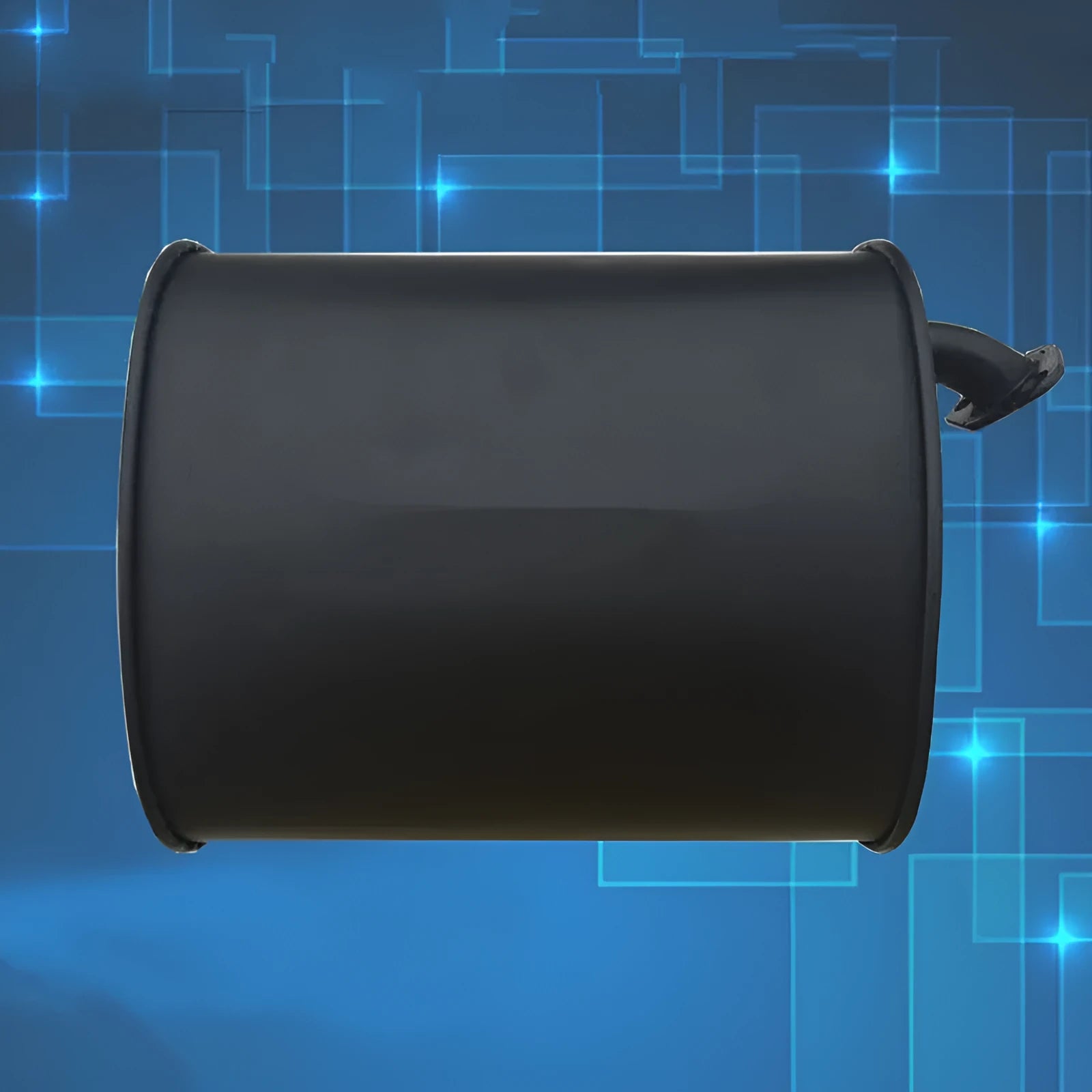 Black generator exhaust silencer pipe for 2-3kw and 5-8kw petrol generators