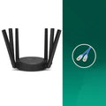 TP-Link TL-WDR7661 AC1900 Gigabit Edition wireless home router with compact black design.