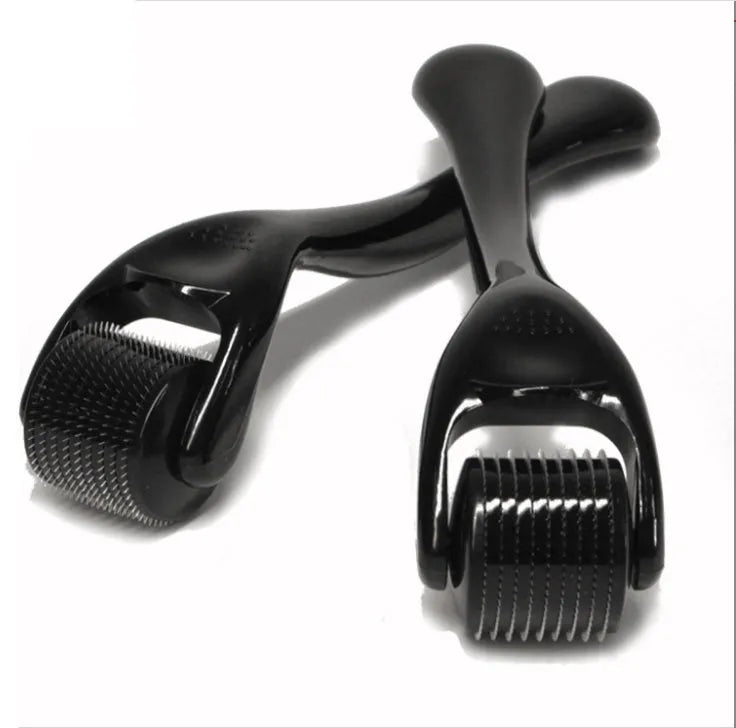 Black 540 roller microneedle with 304 stainless steel needles – 10 sizes from 0.2mm to 3.0mm, PC handle, 16.5 x 4.5 x 4cm